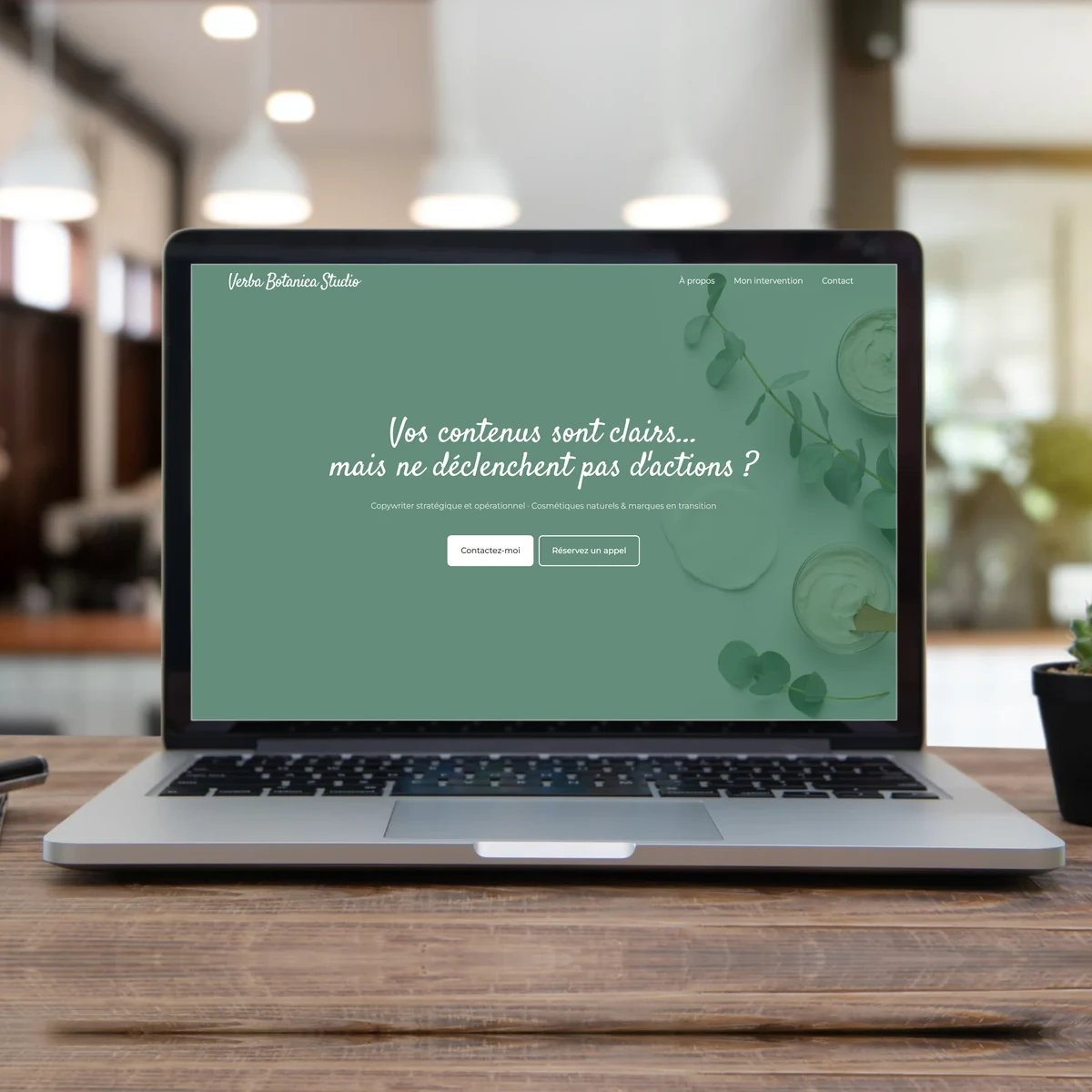 Verba Botanica Studio, site internet réalisé par Antoine Koe
